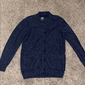 Roots blue knitted cardigan